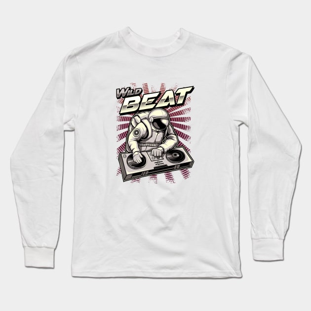 Party astronaut Long Sleeve T-Shirt by yogaswara